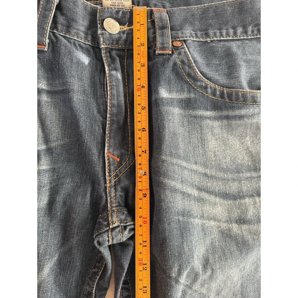 Vintage True Religion Billy Wide Bootcut Jeans Mens 38x32 USA Made Flap Y2K
